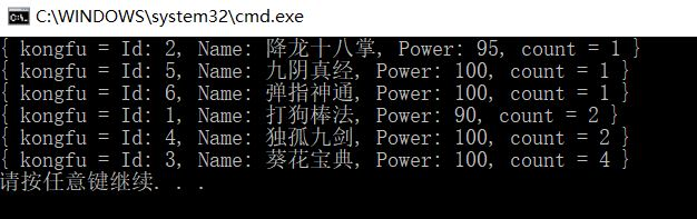 结果