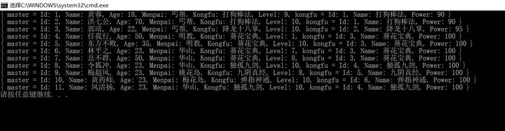 结果