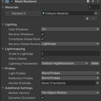 设置Lightmapping参数