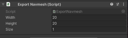 Export Navmesh脚本