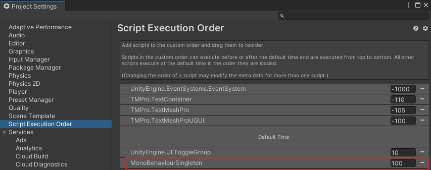 Script Execution Order