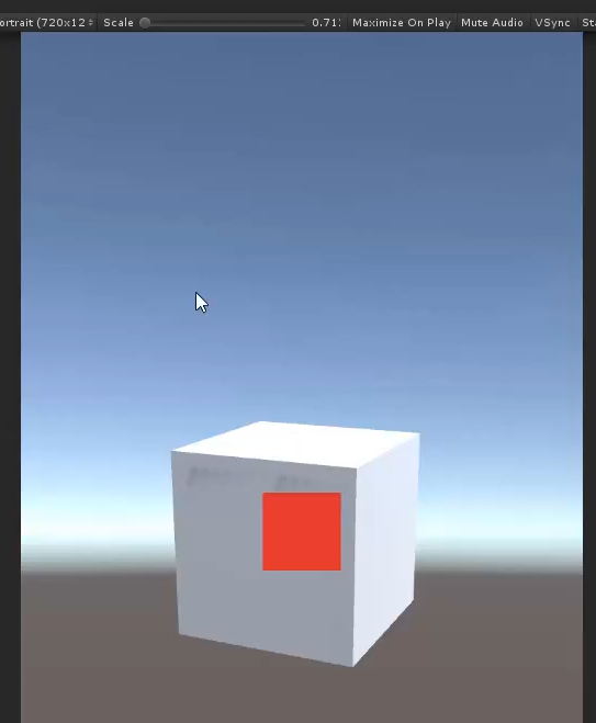 UI和3D物体重叠